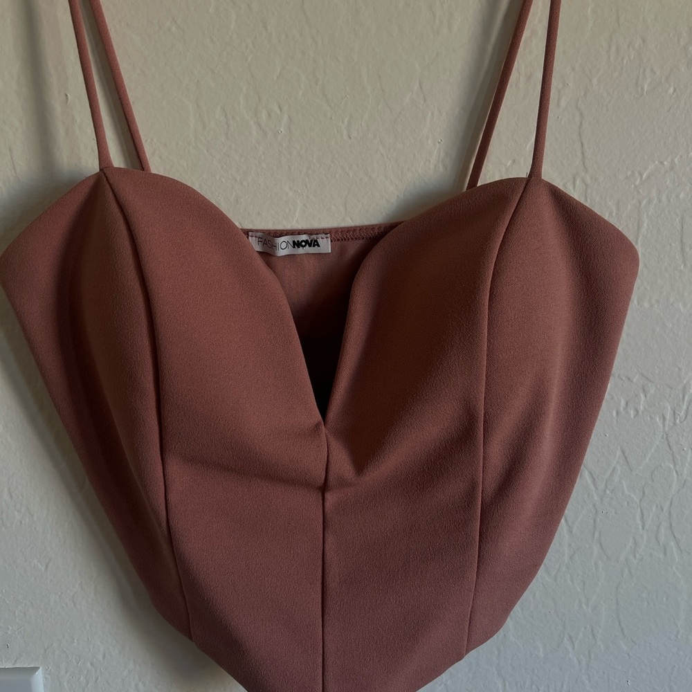 Fashion Nova Mauve Crop Top